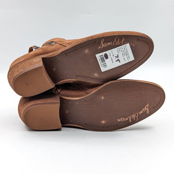 Sam Edelman Women Packer Brown Suede Western Zip Boots size 7.5 - Picture 2 of 10